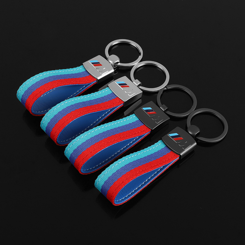 Outdoor Sport Logo - Portachiavi di Lusso in Pelle con