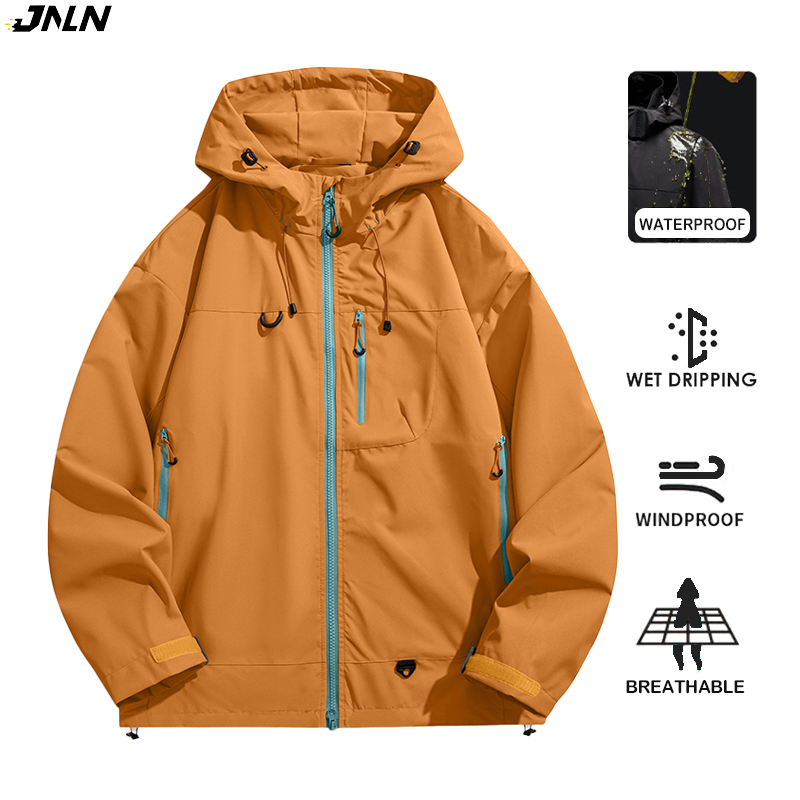 Outdoor Sport Waterproof Jacket - JNLN Giacca Impermeabile da Escursionismo per
