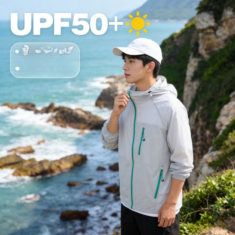 Outdoor Sport Windbreaker - Giacca Leggera Estiva UPF50+ ad Asciugatura
