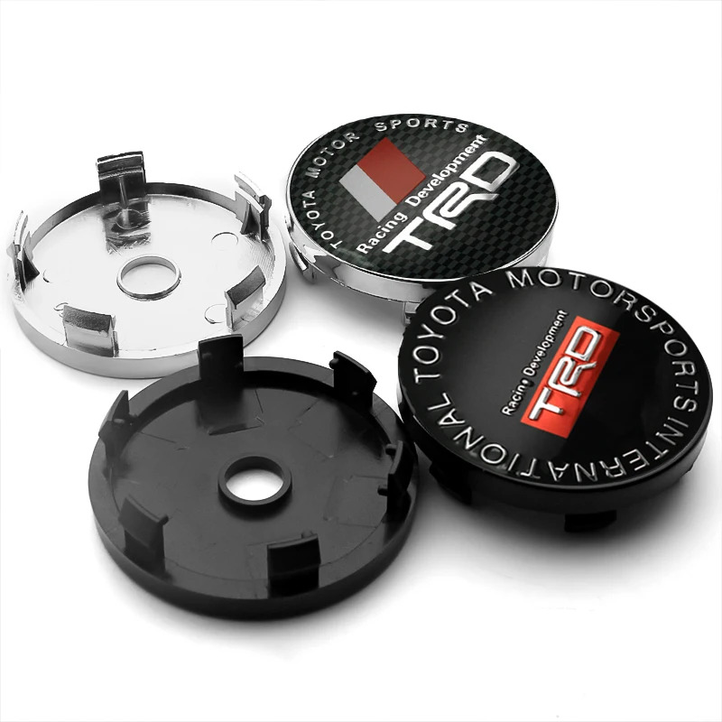Outdoor Sport Logo - 4 Pezzi Coprimozzi da 56mm 60mm
