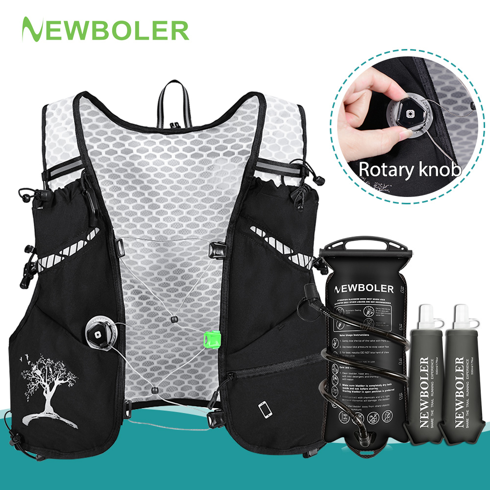Trail Running Vest - Zaino NEWBOLER 8L per Trail Running,