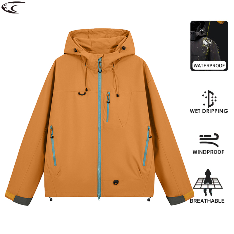 Outdoor Sport Windbreaker - LNGXO Giacca da trekking impermeabile da