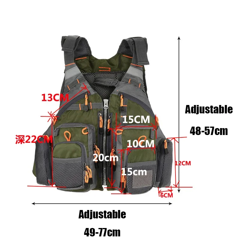 Gilet da pesca regolabile giub - Outdoor Sport Waterproof Jacket recensione e prezzo