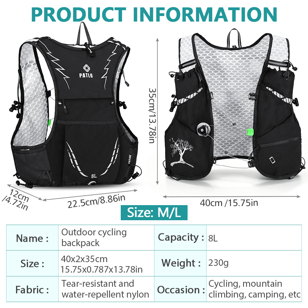 Nuovo Zaino da Trail Running 8 - Trail Running Vest recensione e prezzo
