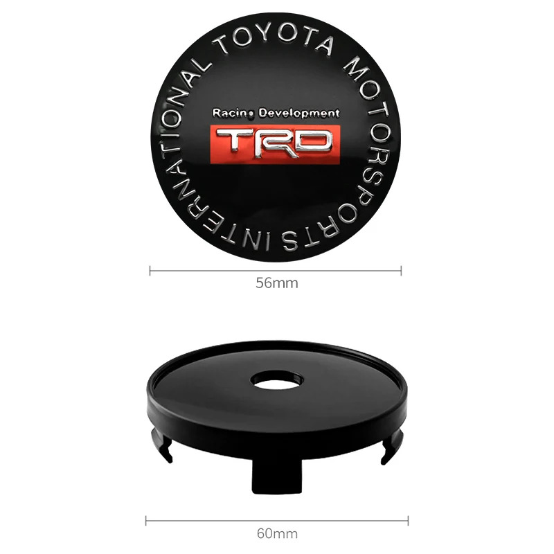 4 Pezzi Coprimozzi da 56mm 60m - Outdoor Sport Logo recensione e prezzo